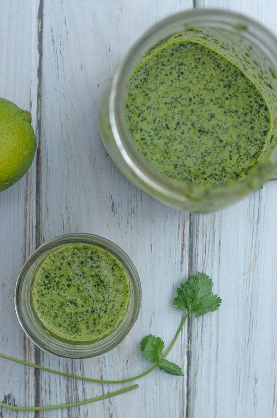 Cilantro Lime Dressing (Keto, Paleo, Whole30) The Harvest Skillet